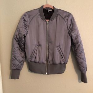 EUC Steel Grey Bomber Jacket